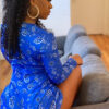 BLUE BANDANA W/ HEADBAND - Image 2