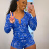 BLUE BANDANA W/ HEADBAND - Image 3