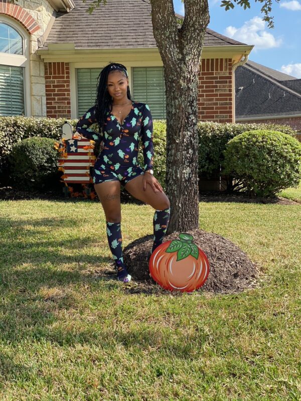 Black Halloween Onesie - 3 Piece Set